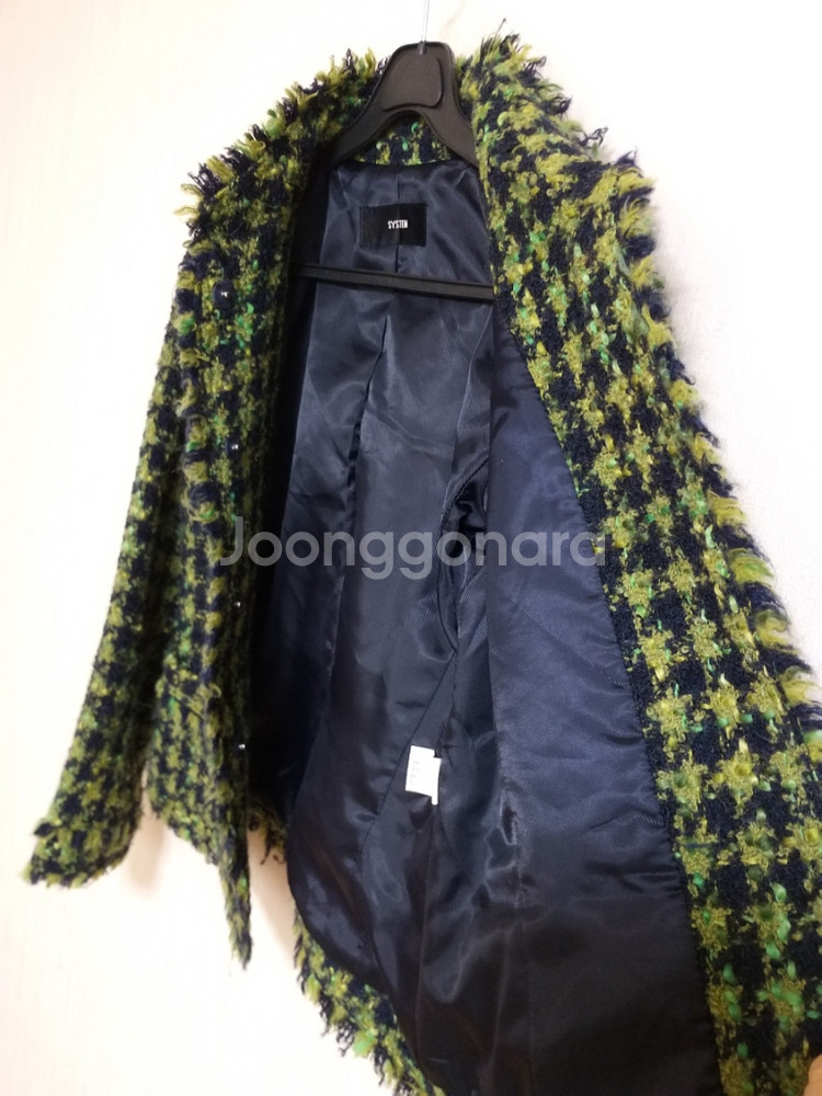 여성 시스템 트위드 모직자켓 (박시90-95)--3