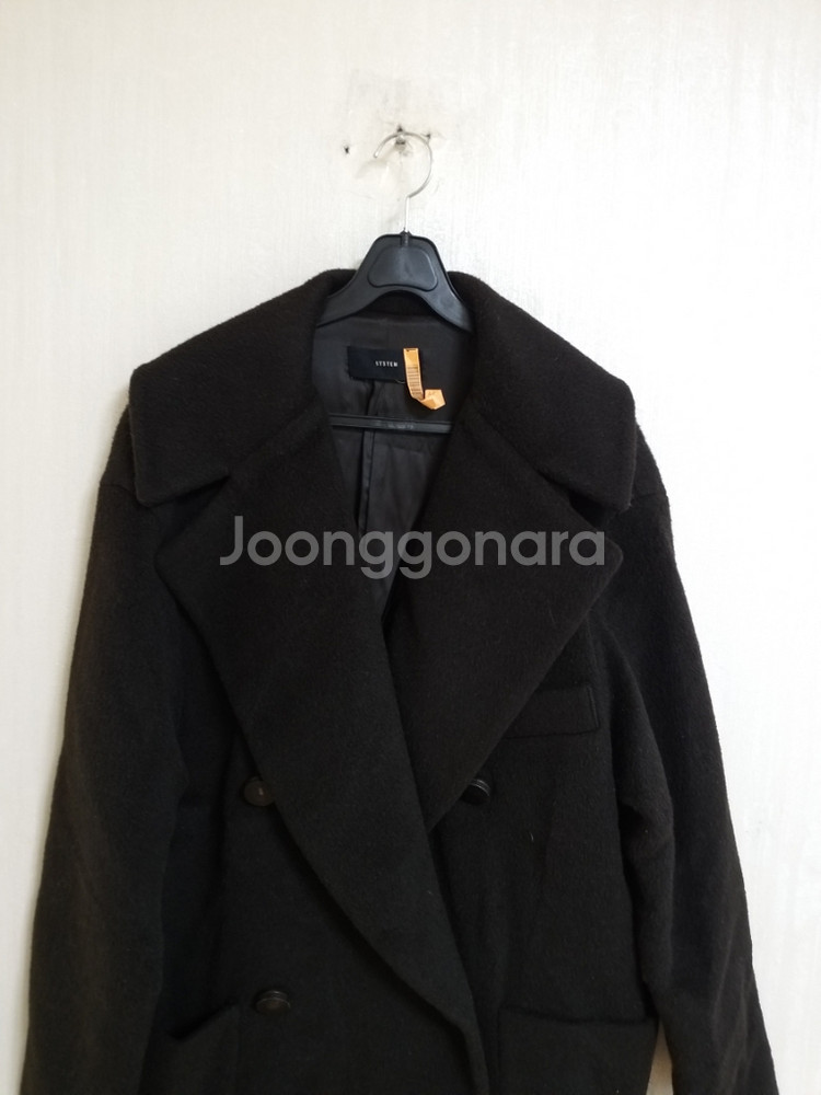 여성 시스템 모직.알파카 롱코트 (오버핏95-100)--1