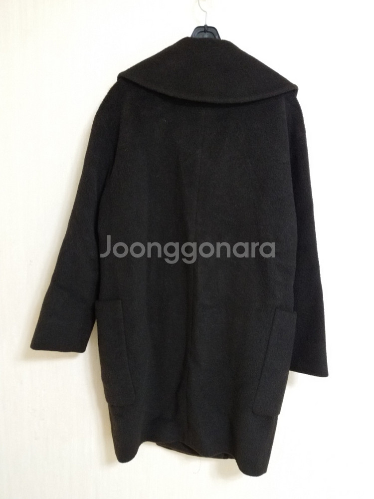 여성 시스템 모직.알파카 롱코트 (오버핏95-100)--5