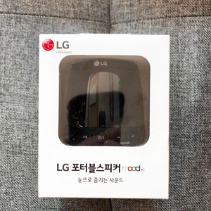 [미사용 새제품] LG 포터블 블루투스 스피커