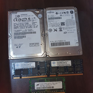 2.5" HDD 120G,100G, DDR2 RAM