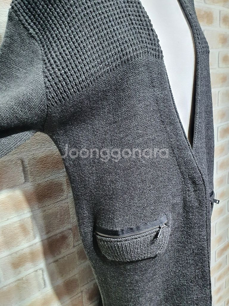 잇미샤 정품 새것수준 울 캐시미어 롱 가디건 66마른--4