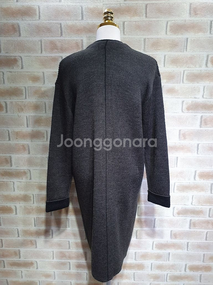 잇미샤 정품 새것수준 울 캐시미어 롱 가디건 66마른--8