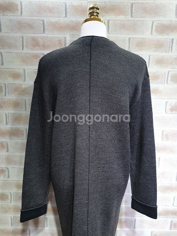 잇미샤 정품 새것수준 울 캐시미어 롱 가디건 66마른--9