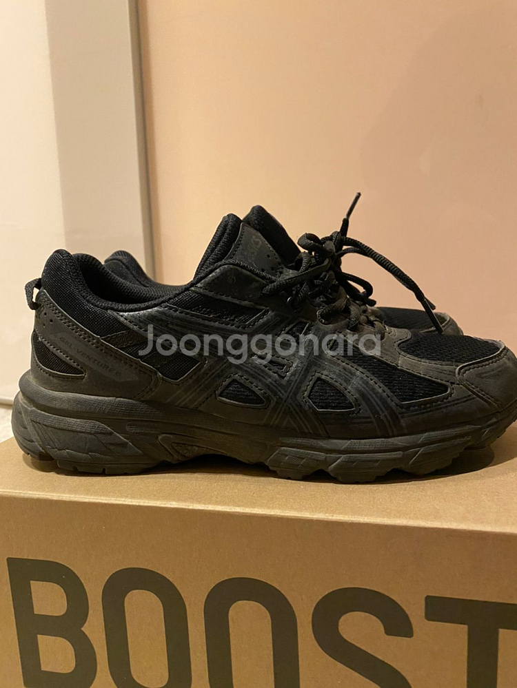 260 아식스 젤벤처6 올검 올블랙--1