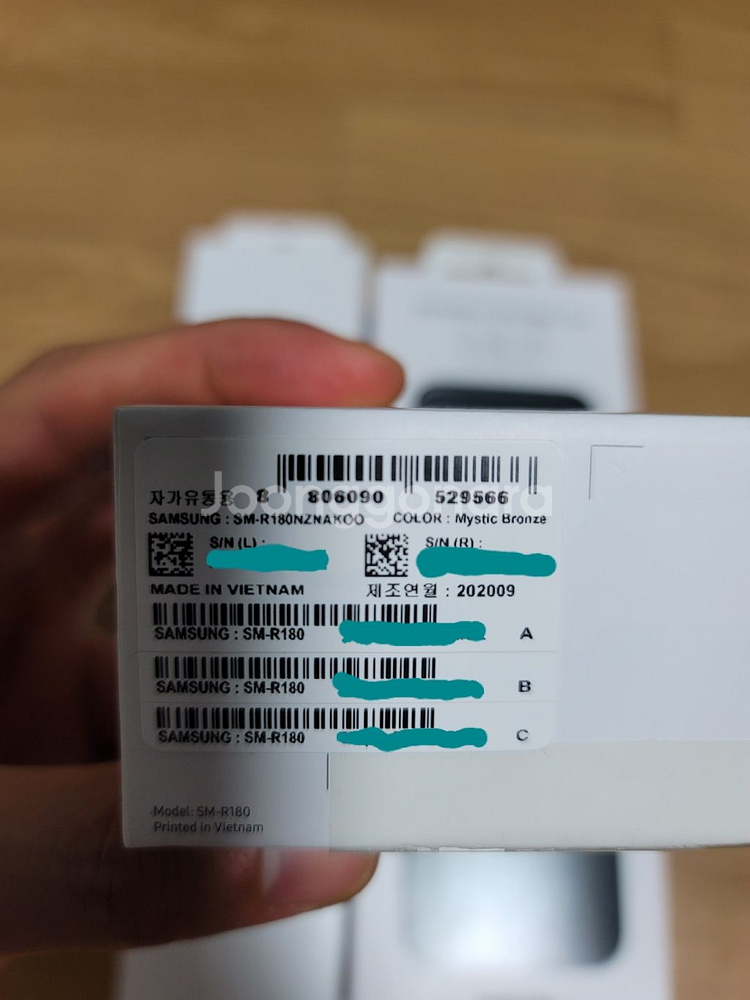 갤럭시워치3, 버즈라이브, 무선충전트리오 미개봉 새상품--4