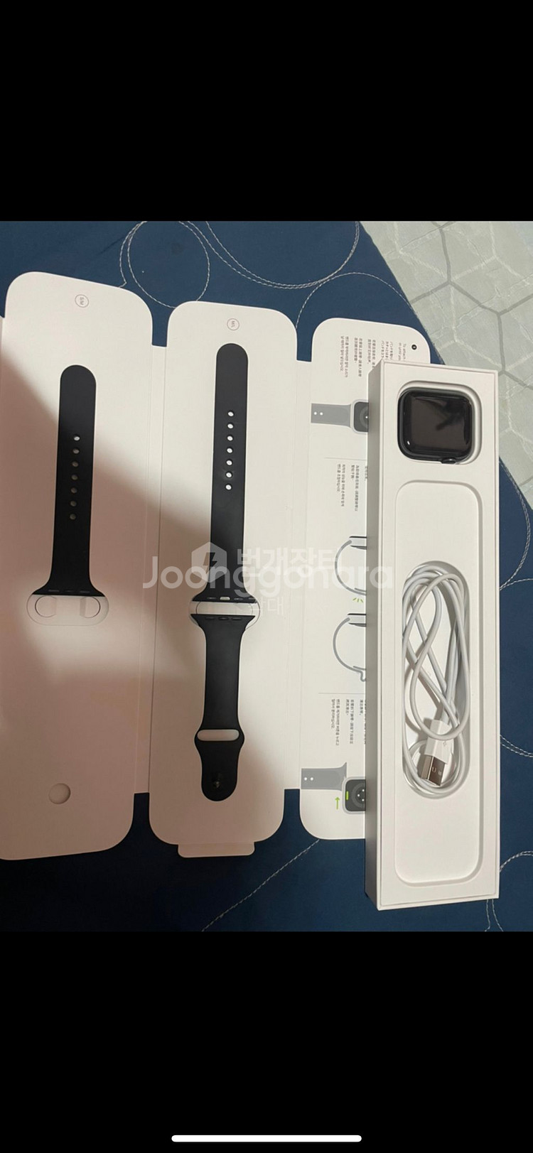 애플워치6 스페이스그레이 44mm--2