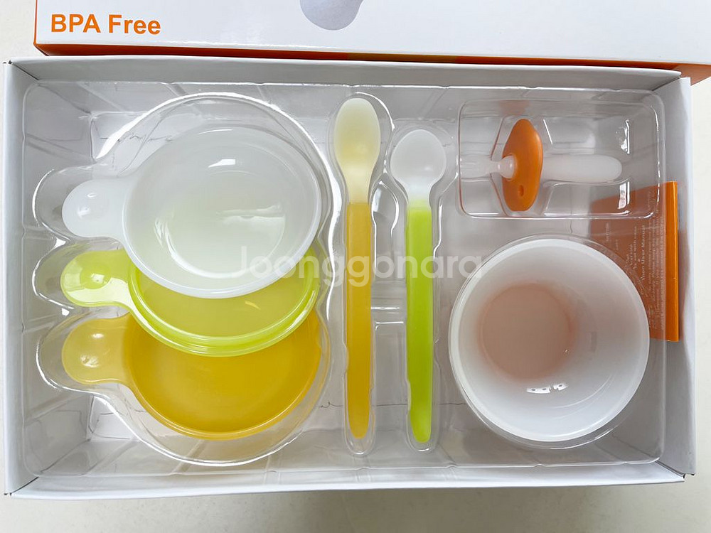 콤비 이유식식기 이유식그릇 수저--1