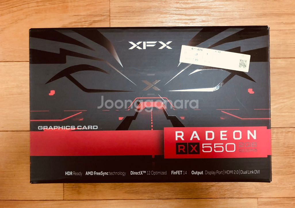 XFX 라데온 RX 550 D5 2GB DUAL--1