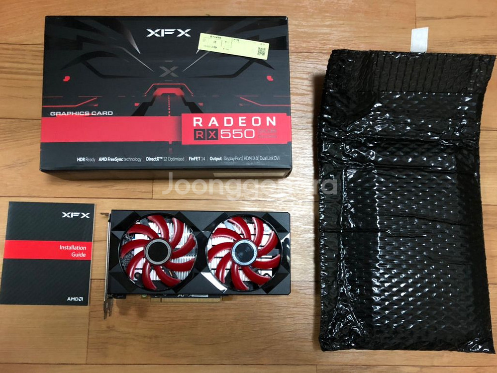 XFX 라데온 RX 550 D5 2GB DUAL--6