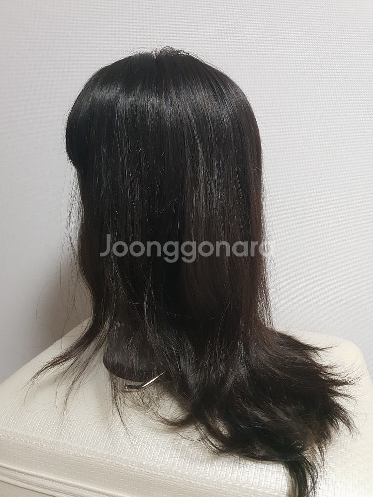 거의새것) 100%인모 가발 (항암가발)--2
