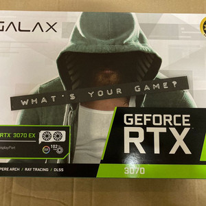 GALAX RTX 3070 EX BLACK 미개봉새제품