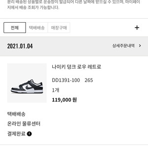 나이키 덩크로우 레트로265