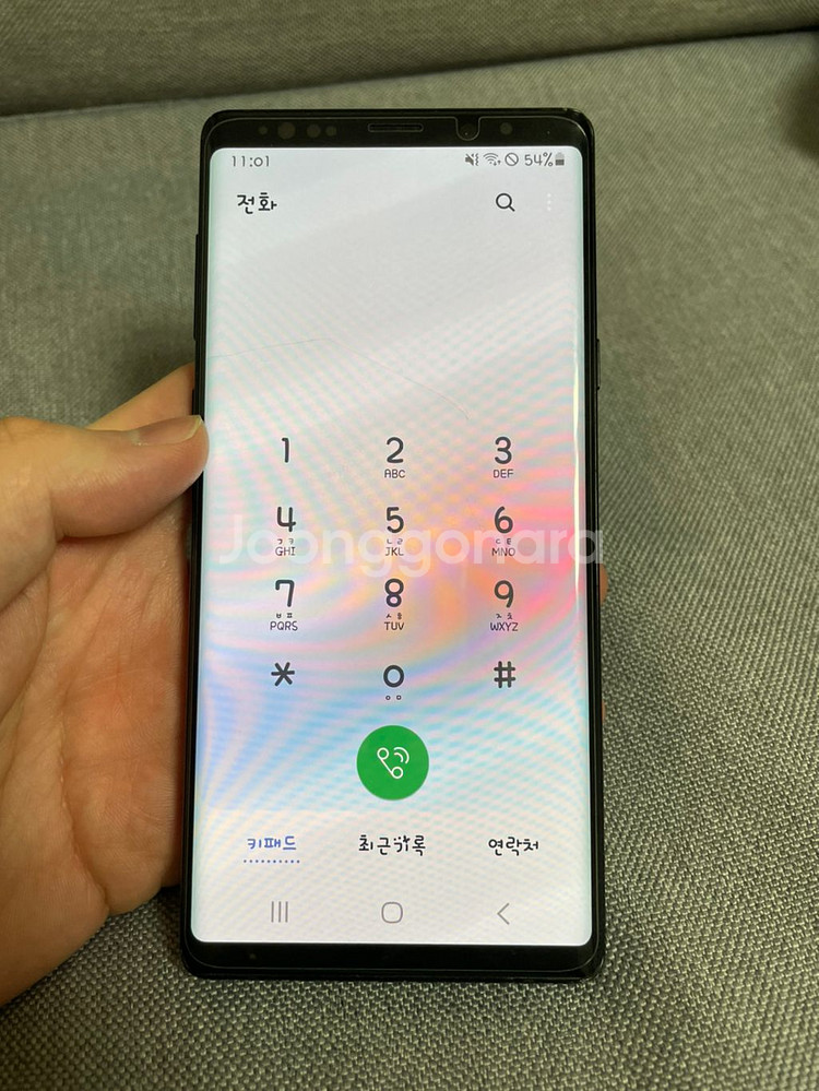 갤럭시노트9블랙 팝니다--1