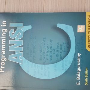 Programming in ANSI(6th)
