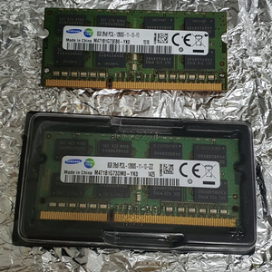 삼성 DDR3 8G PC3L-12800S 2개 팔아요