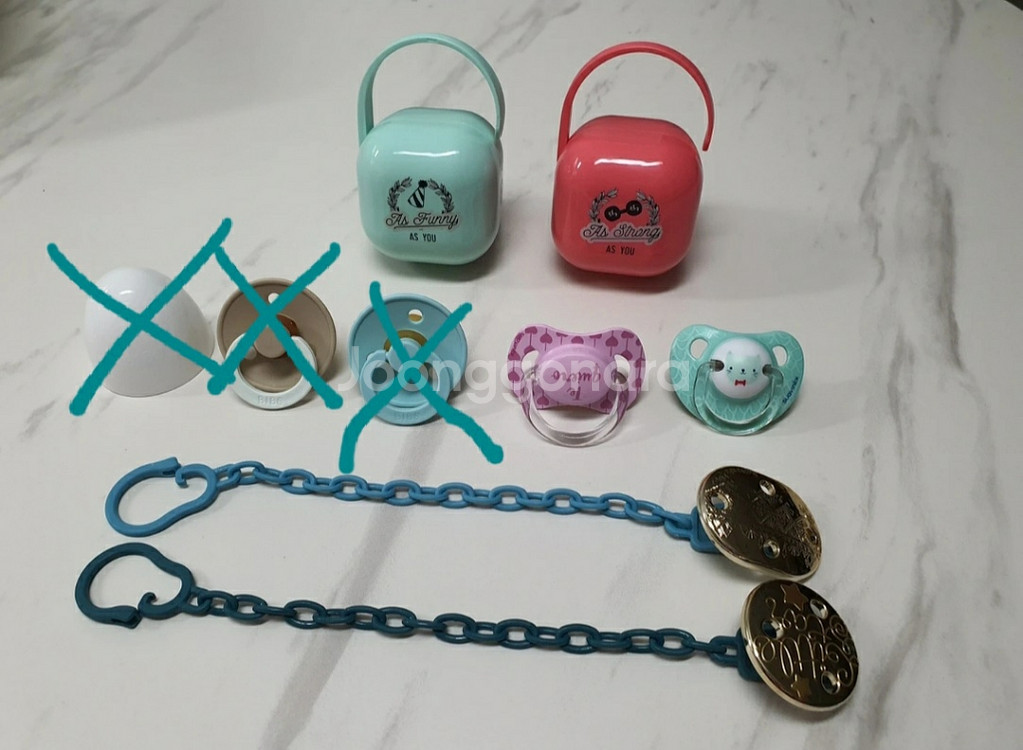 [새상품]스와비넥스 빕스 노리개 쪽쪽이 케이스 클립 체--0