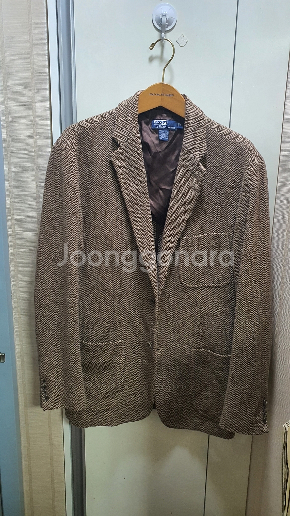 폴로/헤링본자켓/L--0