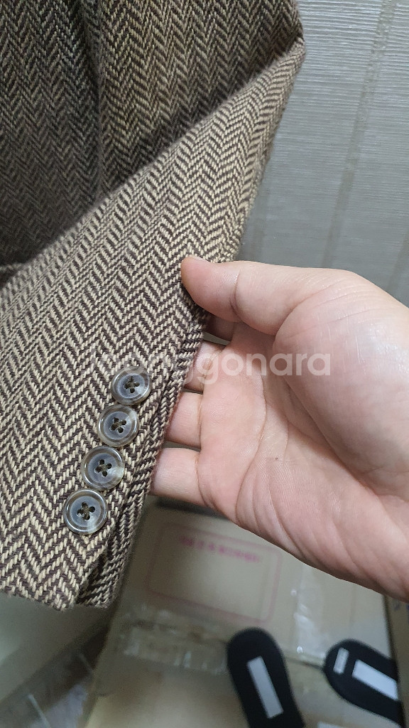 폴로/헤링본자켓/L--3