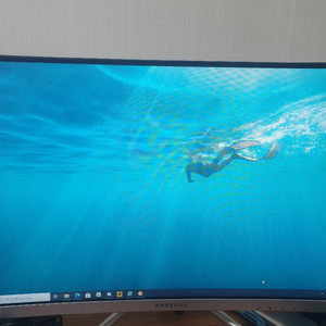 한성 모니터 144hz 2457c 커브드판매합니다