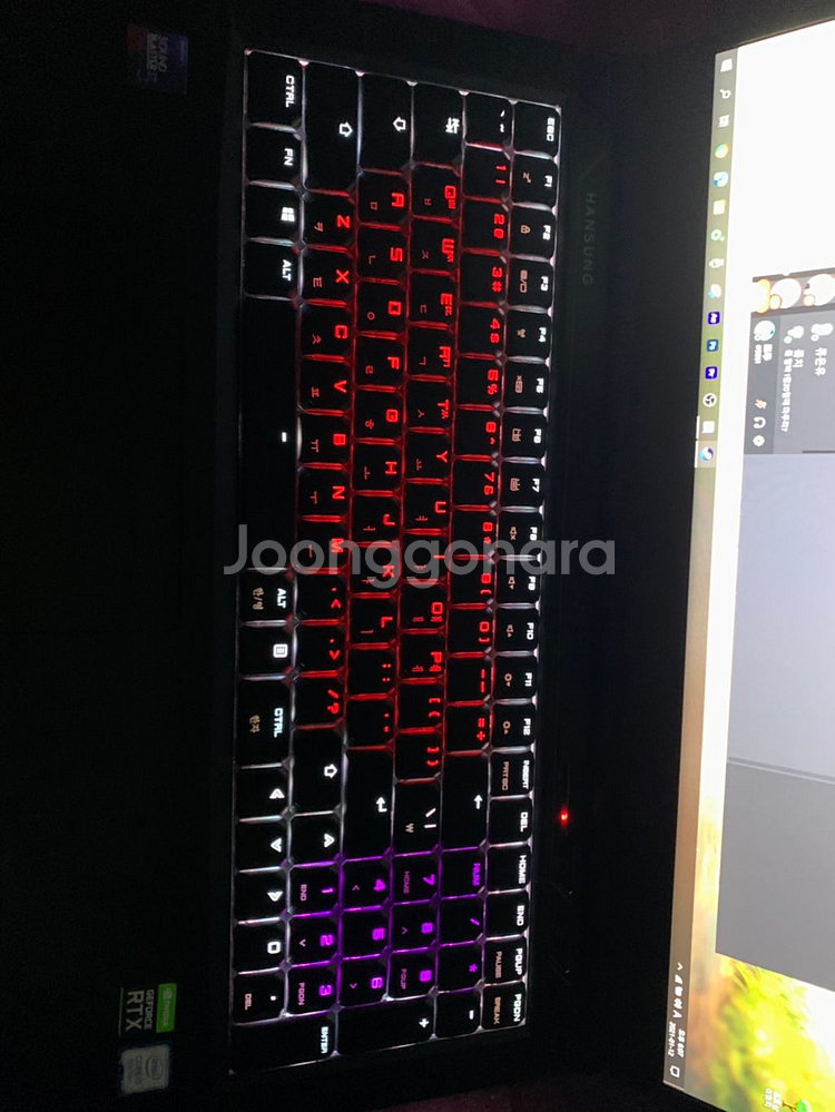 노트북) 17인치 144hz 게이밍 / 작업용 노트북--1