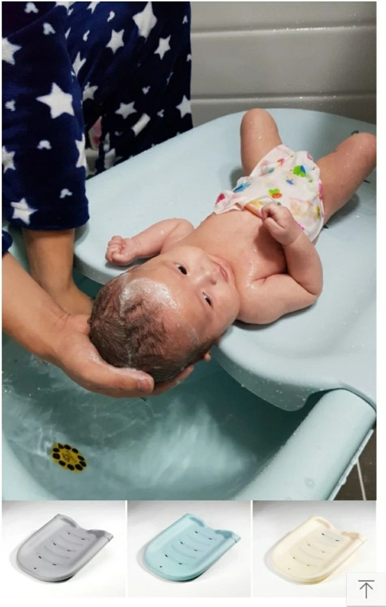 베베캐슬 향균욕조 유아욕조 아기욕조 욕조+샴푸버디+애플--5