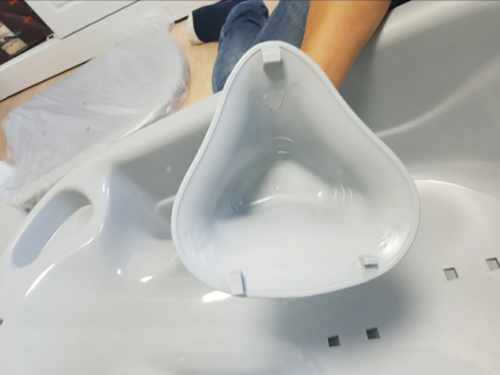 베베캐슬 향균욕조 유아욕조 아기욕조 욕조+샴푸버디+애플--8