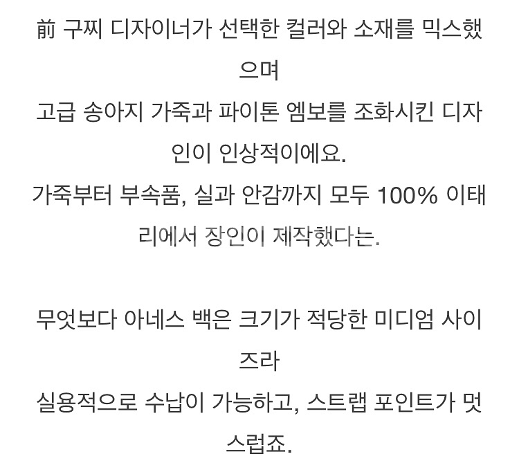 다비드 알베르타리오 아네스백 (고급송아지가죽)--7