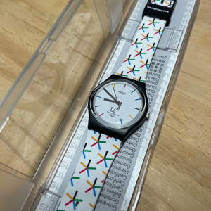 스와치 평창 올림픽 한정판 손목시계(새 제품)