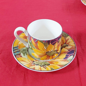 1-66 #한국도자기커피잔 #커피잔 #해바라기커피잔