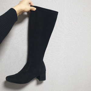 미들굽 스웨이드 부츠 230