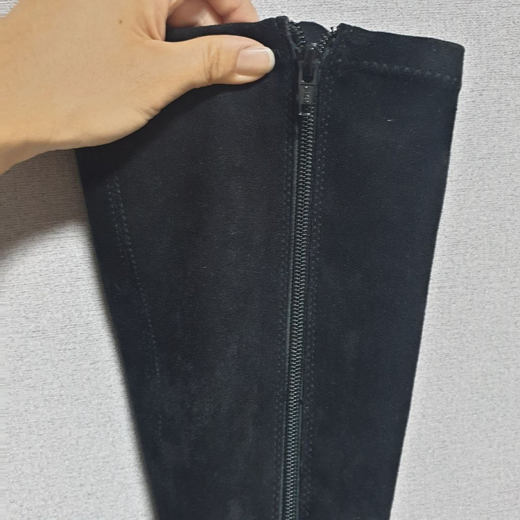 미들굽 스웨이드 부츠 230--3