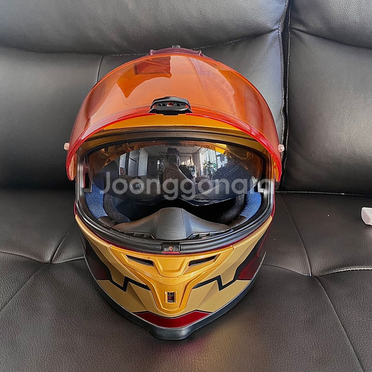 홍진 IS-17 한정판 아이언맨 헬멧 2XL--4