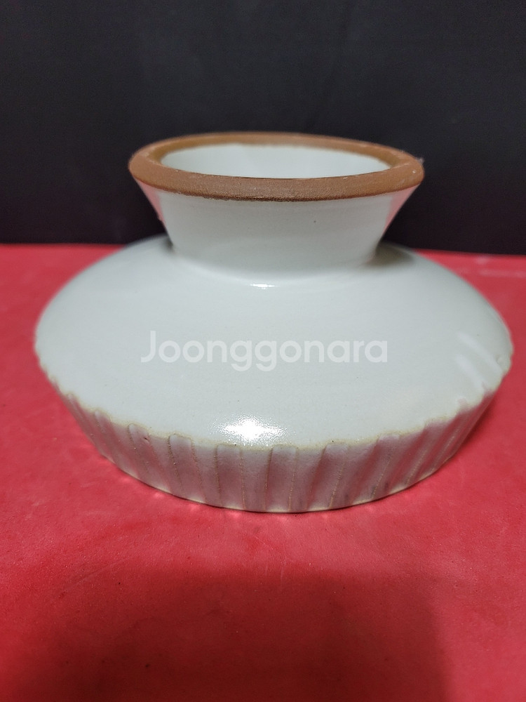 조평도예 조경수 명장 백자 수반--5