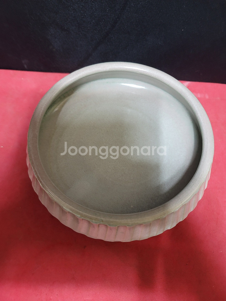 조평도예 조경수 명장 백자 수반--6