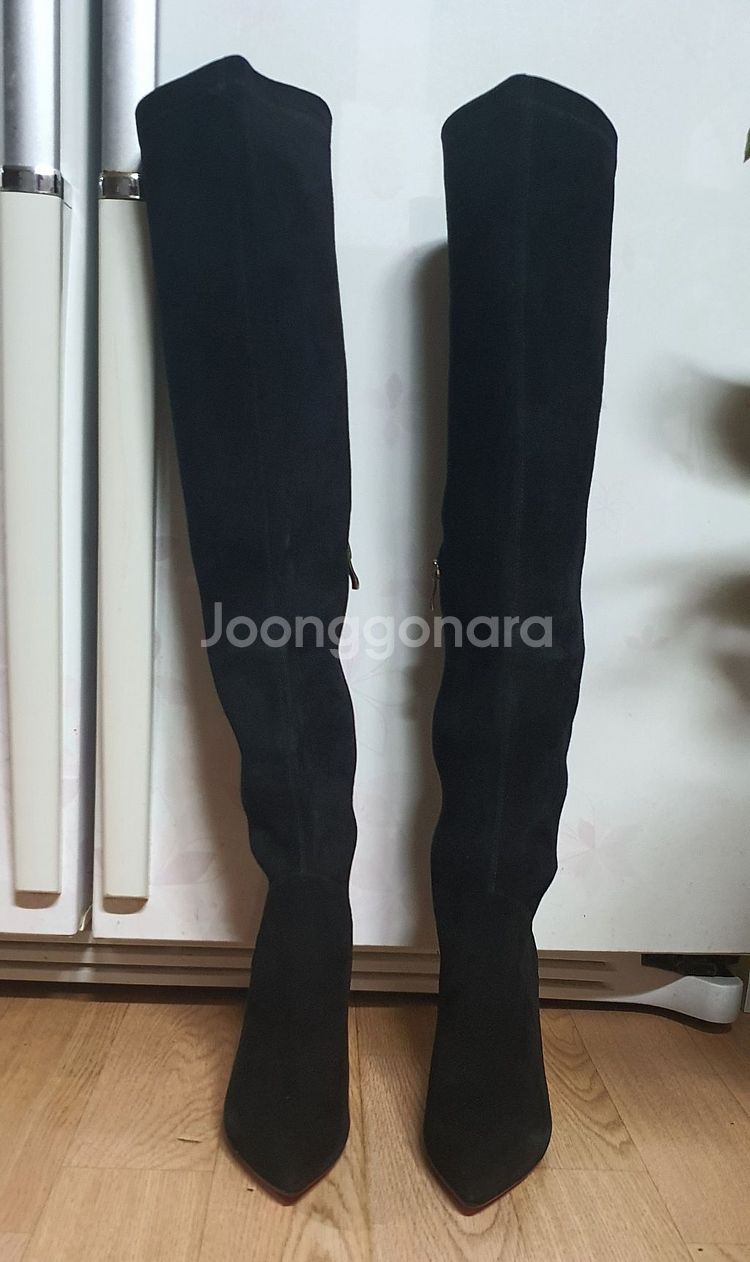 여성 롱부츠(미사용)--1