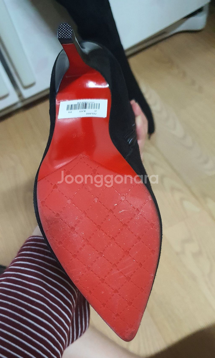 여성 롱부츠(미사용)--3