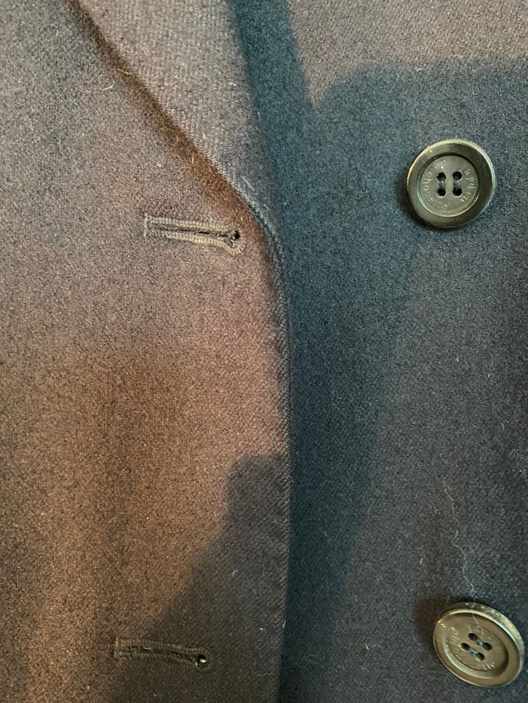 자뎅 드 슈에뜨 네이비 테일러드 자켓 코트 38--6