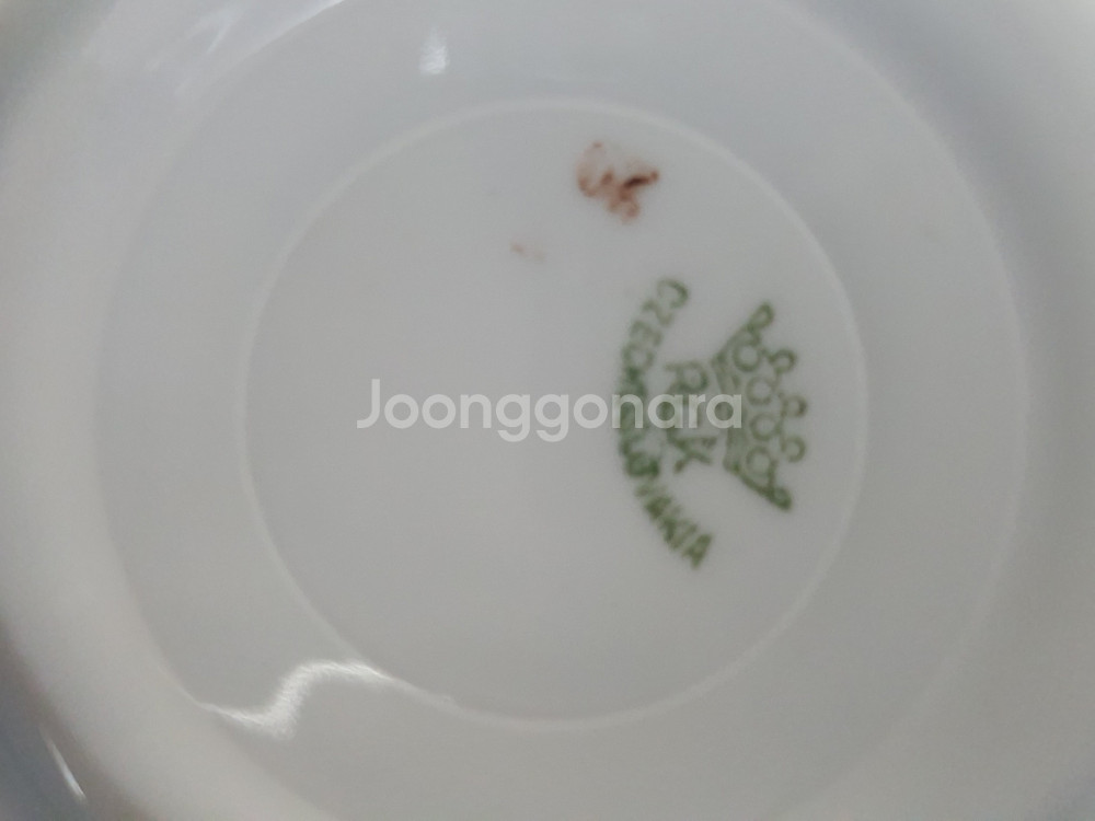 체코 엔틱 커피잔 세트1조(미사용)--4