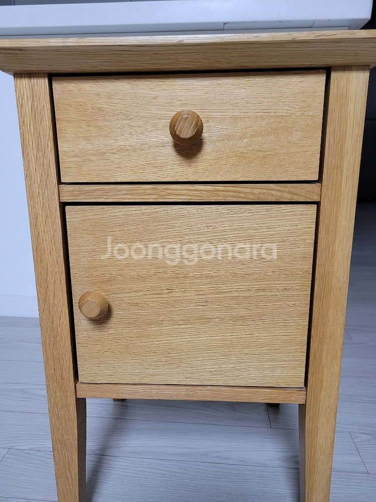 한샘 폴린 협탁--2