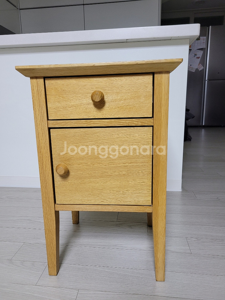 한샘 폴린 협탁--1