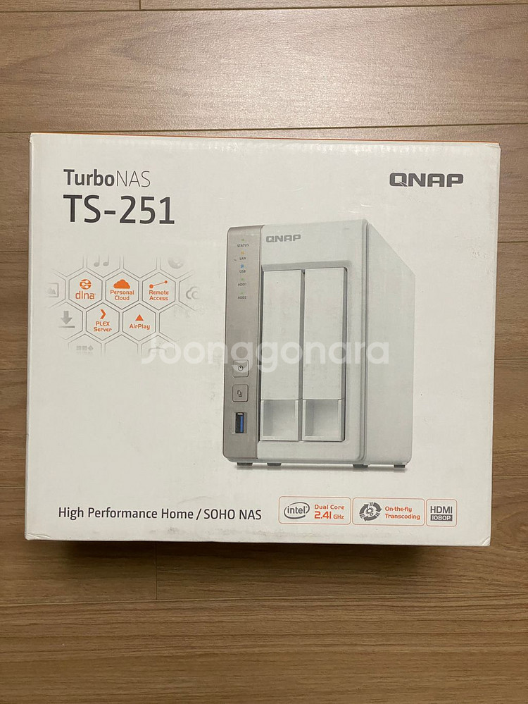 Qnap NAS TS-251, 8gb ram--0