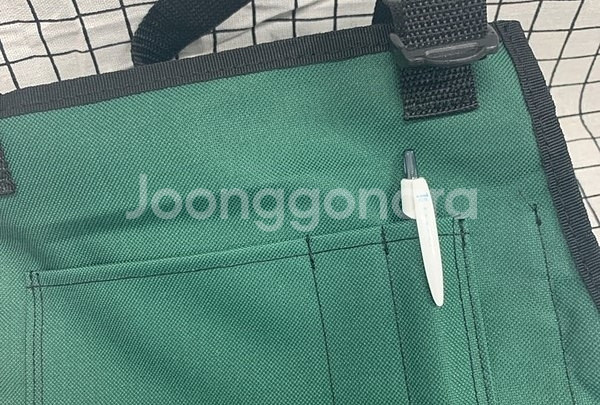 자작농 앞치마 공구 핸드폰 보관 포켓 뒷면코팅 방수처리--3