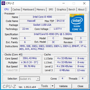 컴퓨터 i5-4590 rx480(8gb) 8gb