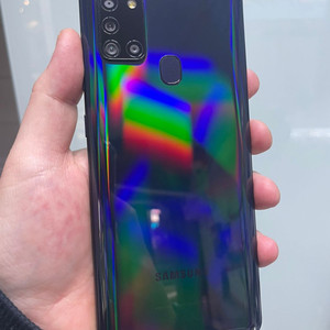 갤럭시a21s 중고 블랙 32GB 실사용한달미만