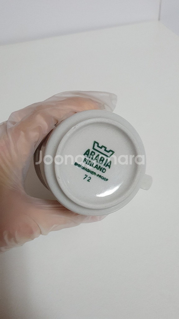 몸값오르는북유럽빈티지 아라비아핀란드!펜니카 톨컵앤소서--8