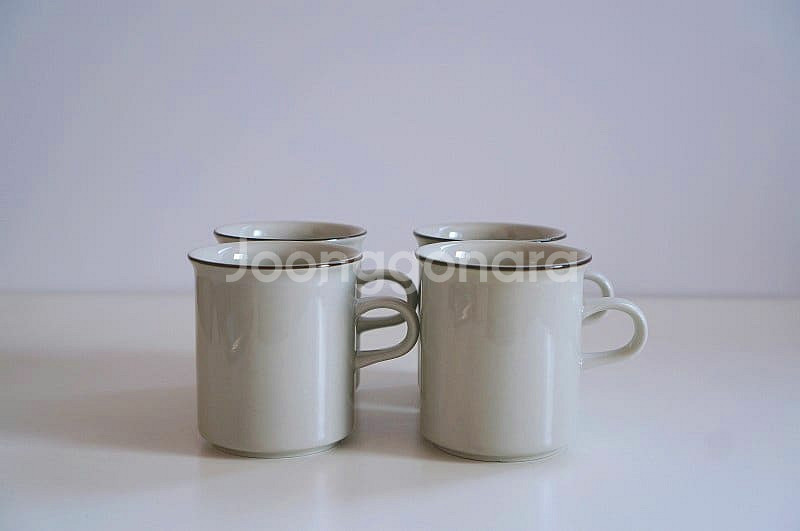 몸값오르는북유럽빈티지 아라비아핀란드!펜니카 톨컵앤소서--4