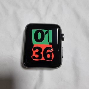 애플워치3 42mm GPS 블랙 박스풀셋 S급 판매