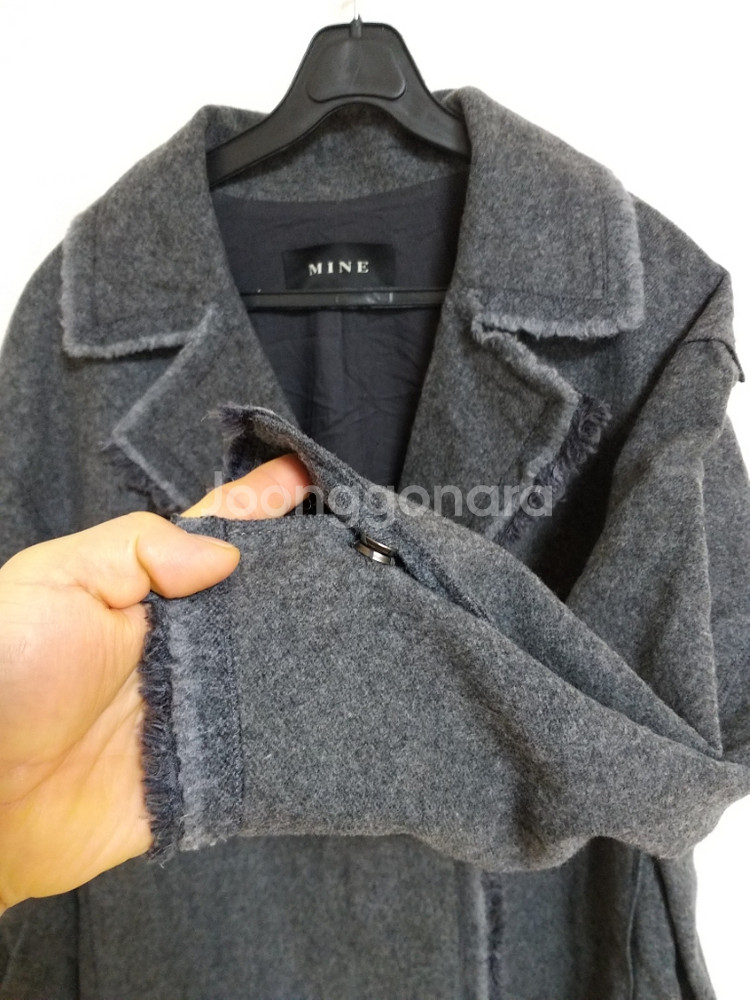 여성 마인 간절기.봄 모직.실크 코트 (박시90-95)--2