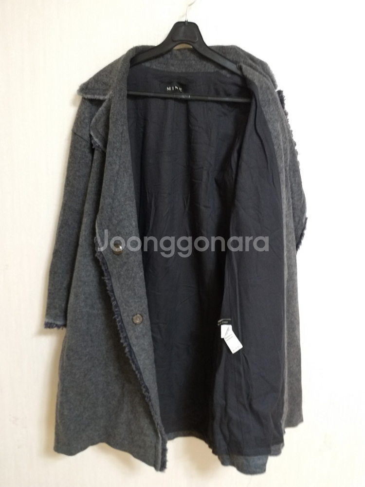 여성 마인 간절기.봄 모직.실크 코트 (박시90-95)--4